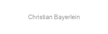Jobs von Christian Bayerlein